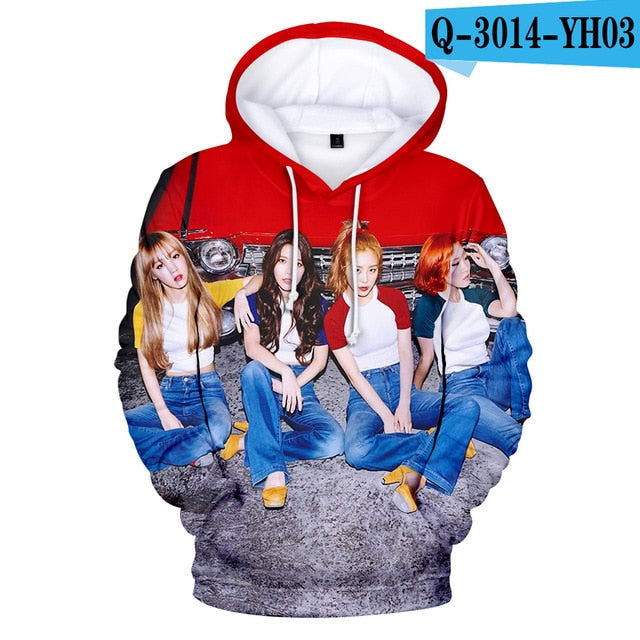 MAMAMOO Hoodies Sweatshirts Women/Men Casual Hoodies 3D Hoodies MAMAMOO And EXID Sweatshirts Women Fashion Long Sleeve
