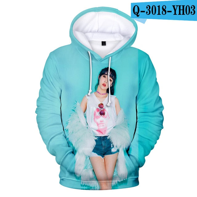 MAMAMOO Hoodies Sweatshirts Women/Men Casual Hoodies 3D Hoodies MAMAMOO And EXID Sweatshirts Women Fashion Long Sleeve