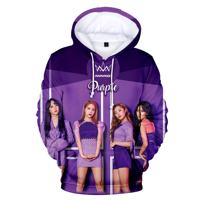 MAMAMOO Hoodies Sweatshirts Women/Men Casual Hoodies 3D Hoodies MAMAMOO And EXID Sweatshirts Women Fashion Long Sleeve
