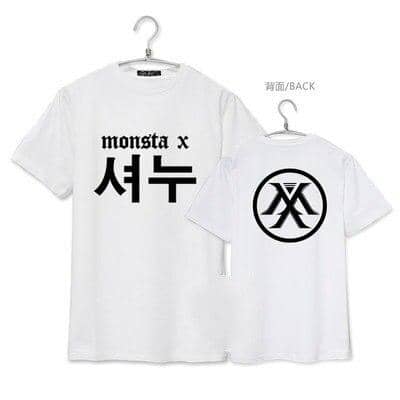 Kpop Newest MONSTA X KPOP Summer 2019 new Cotton Round neck men women coat Korean version black white letter printing Short-sleeved T-shirt that you'll fall in love with. At an affordable price at KPOPSHOP, We sell a variety of MONSTA X KPOP Summer 2019 new Cotton Round neck men women coat Korean version black white letter printing Short-sleeved T-shirt with Free Shipping.