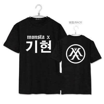 Kpop Newest MONSTA X KPOP Summer 2019 new Cotton Round neck men women coat Korean version black white letter printing Short-sleeved T-shirt that you'll fall in love with. At an affordable price at KPOPSHOP, We sell a variety of MONSTA X KPOP Summer 2019 new Cotton Round neck men women coat Korean version black white letter printing Short-sleeved T-shirt with Free Shipping.