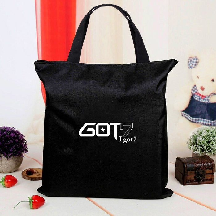 [MYKPOP]GOT7 Canvas Bag Casual Bag KPOP Fans Collection SA18080101
