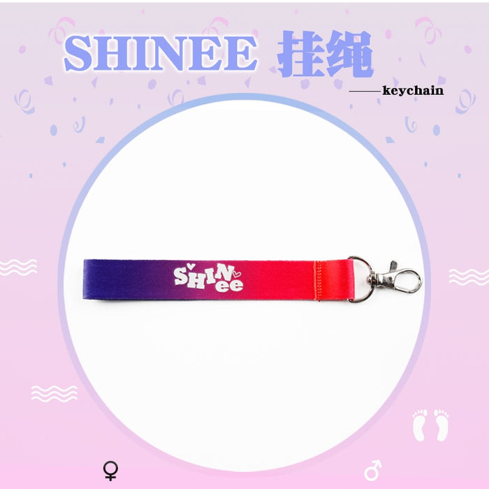 SHINEE Landyard to Bag Shinee Keyring  Fans KPOP Accessory Collection