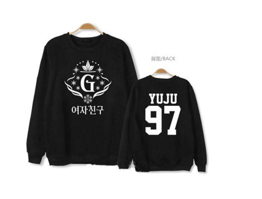 Mainlead KPOP GFRIEND Snowflake 3rd Album SINB UM JI Unsiex Pullover Hoodie