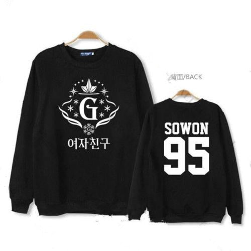 Mainlead KPOP GFRIEND Snowflake 3rd Album SINB UM JI Unsiex Pullover Hoodie