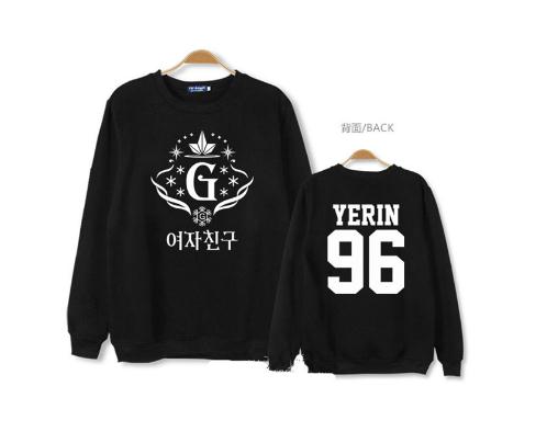 Mainlead KPOP GFRIEND Snowflake 3rd Album SINB UM JI Unsiex Pullover Hoodie