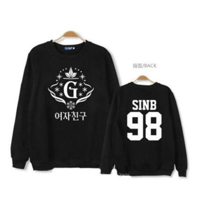 Mainlead KPOP GFRIEND Snowflake 3rd Album SINB UM JI Unsiex Pullover Hoodie