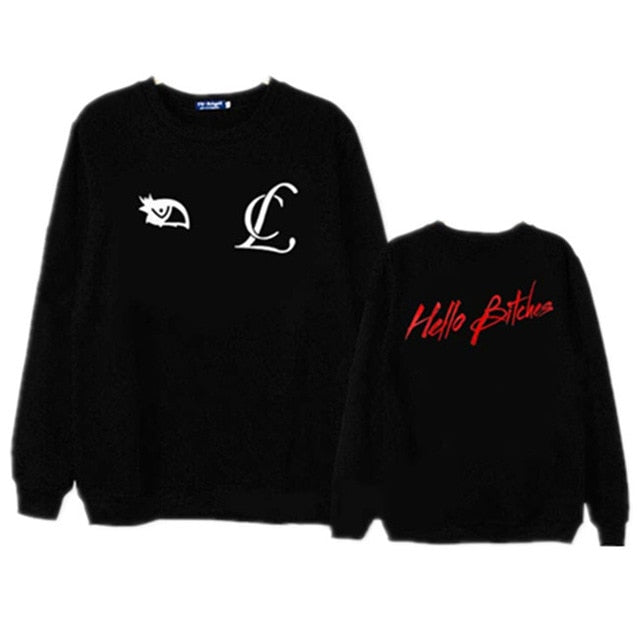 Mainlead Kpop 2NE1 CL Hello Bitches Video Pullover Hoodie Sweatershirt