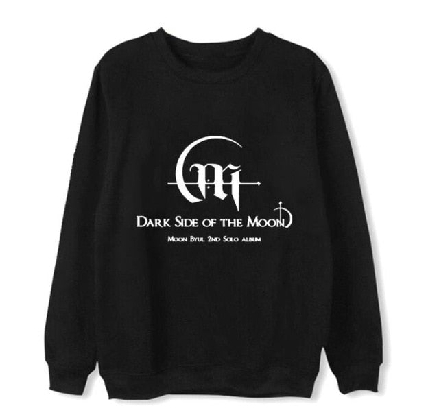Mamamoo moonbyul solo album dark side of the moon same printing hoodies