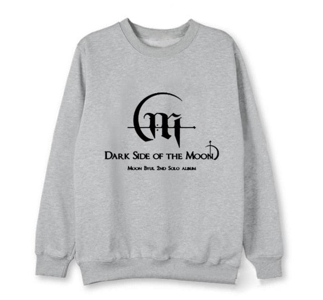 Mamamoo moonbyul solo album dark side of the moon same printing hoodies