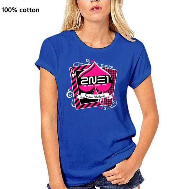 Men t-shirt 2NE1 Forever Blackjack tshirt
