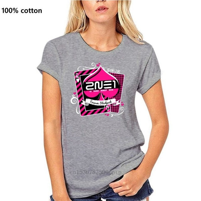 Men t-shirt 2NE1 Forever Blackjack tshirt