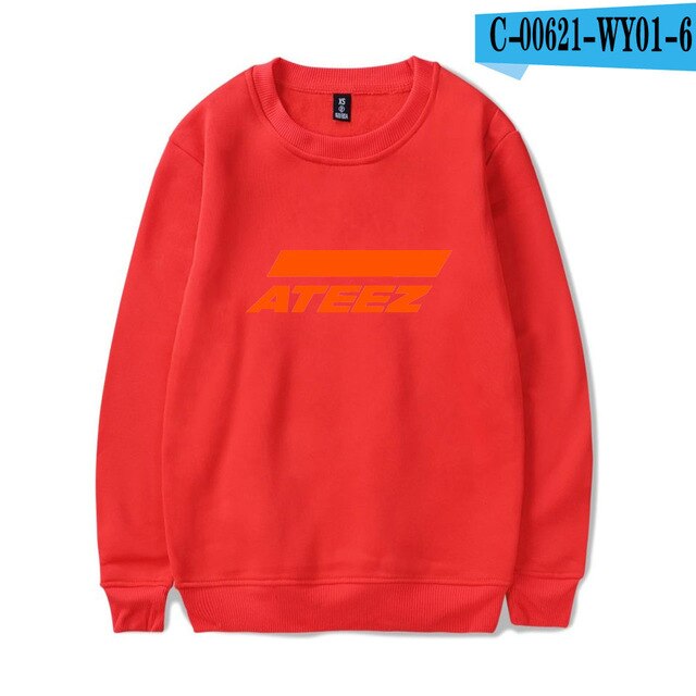 Korean KPOP ATEEZ Album Women Sweatshirt tshirts Pullover Jumper Tops Sudaderas Mujer - Kpopshop