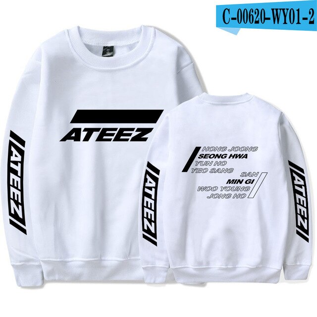 Korean KPOP ATEEZ Album Women Sweatshirt tshirts Pullover Jumper Tops Sudaderas Mujer - Kpopshop