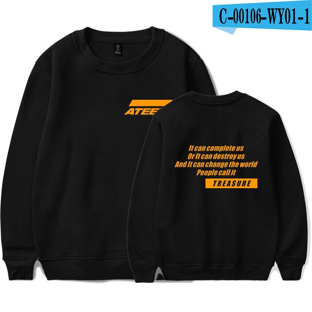 Korean KPOP ATEEZ Album Women Sweatshirt tshirts Pullover Jumper Tops Sudaderas Mujer - Kpopshop