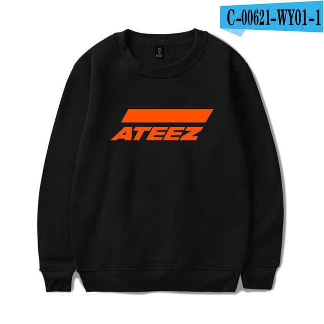 Korean KPOP ATEEZ Album Women Sweatshirt tshirts Pullover Jumper Tops Sudaderas Mujer - Kpopshop