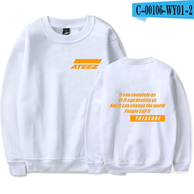 Korean KPOP ATEEZ Album Women Sweatshirt tshirts Pullover Jumper Tops Sudaderas Mujer - Kpopshop