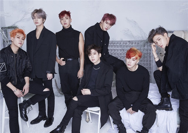 Monsta X Kpop Posters High Definition Home Decoration Glossy Paper Prints
