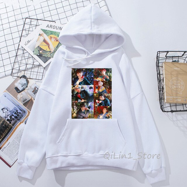 Monsta X hoodie Women Men Wanna One Sweatshirt Kpop clothes Fans Fleece Hooded Tracksuit punk Pullover oversize streetwear