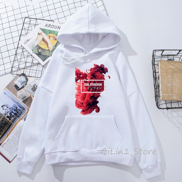 Monsta X hoodie Women Men Wanna One Sweatshirt Kpop clothes Fans Fleece Hooded Tracksuit punk Pullover oversize streetwear
