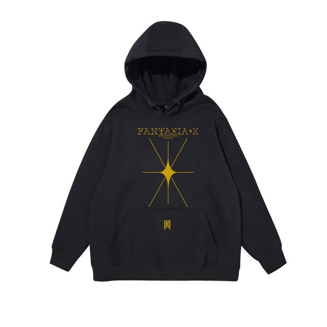 Monsta X Album Fantasia Coco Lee Hoodies Sweatshirt 2021 New Spring and Autumn Support Hit Song Service Printed