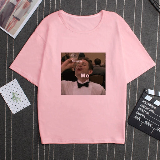 Kpopshop Originals - My Depression My Brain My Anxiety Letter Pink T-Shirt - Kpopshop