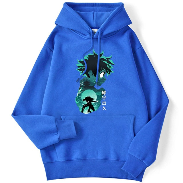 My Hero Academia Hoodies Men's Casual Fashion Sweatshirts Japan Anime Loose Hoodie Hip Hop Creativity Streetwear Male