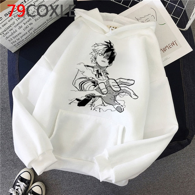 My Hero Academia Men Hoodies Casual Pullover Sweats Hoodie Fashion Japan Anime Unisex Sweatshirts