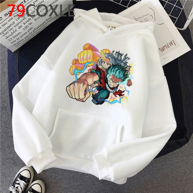 My Hero Academia Men Hoodies Casual Pullover Sweats Hoodie Fashion Japan Anime Unisex Sweatshirts