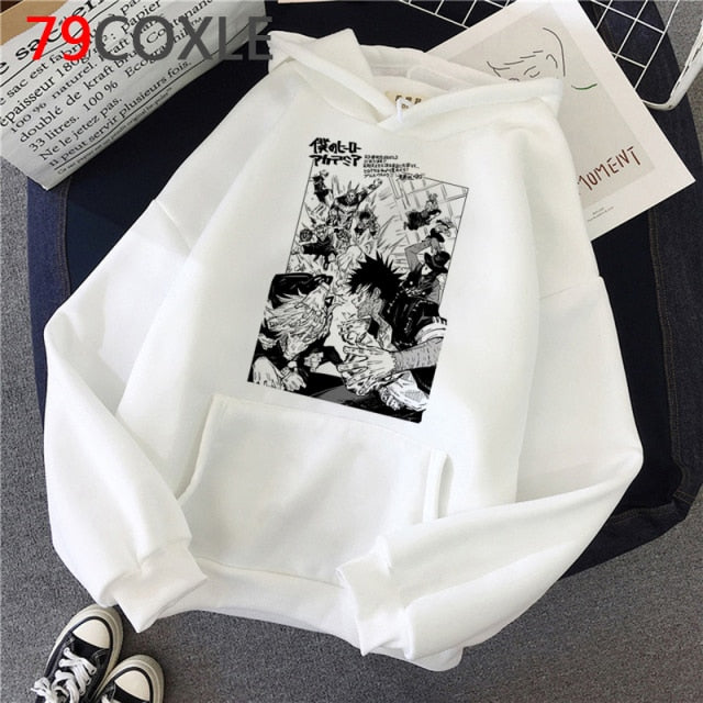 My Hero Academia Men Hoodies Casual Pullover Sweats Hoodie Fashion Japan Anime Unisex Sweatshirts