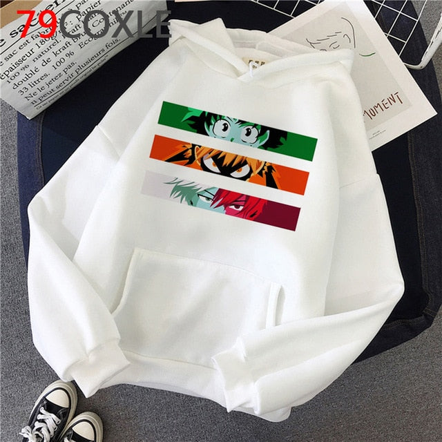 My Hero Academia Men Hoodies Casual Pullover Sweats Hoodie Fashion Japan Anime Unisex Sweatshirts