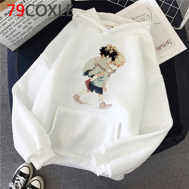 My Hero Academia Men Hoodies Casual Pullover Sweats Hoodie Fashion Japan Anime Unisex Sweatshirts