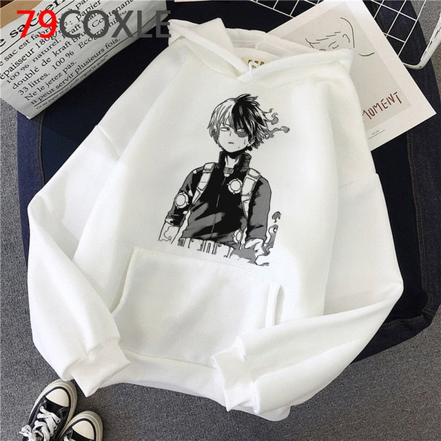 My Hero Academia Men Hoodies Casual Pullover Sweats Hoodie Fashion Japan Anime Unisex Sweatshirts