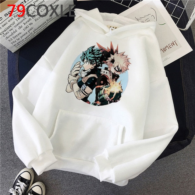 My Hero Academia Men Hoodies Casual Pullover Sweats Hoodie Fashion Japan Anime Unisex Sweatshirts