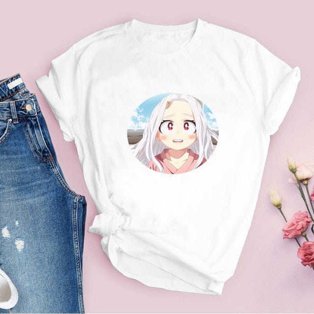 My Hero Academia t shirt women print Japanese anime t shirt short sleeve