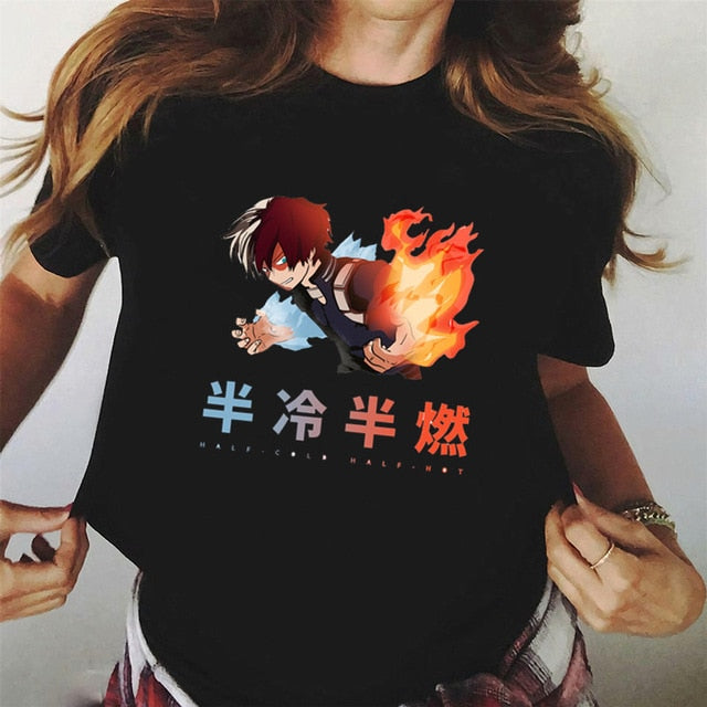My Hero Academia t shirt women print Japanese anime t shirt short sleeve