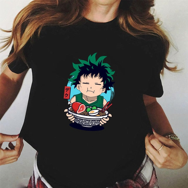 My Hero Academia t shirt women print Japanese anime t shirt short sleeve