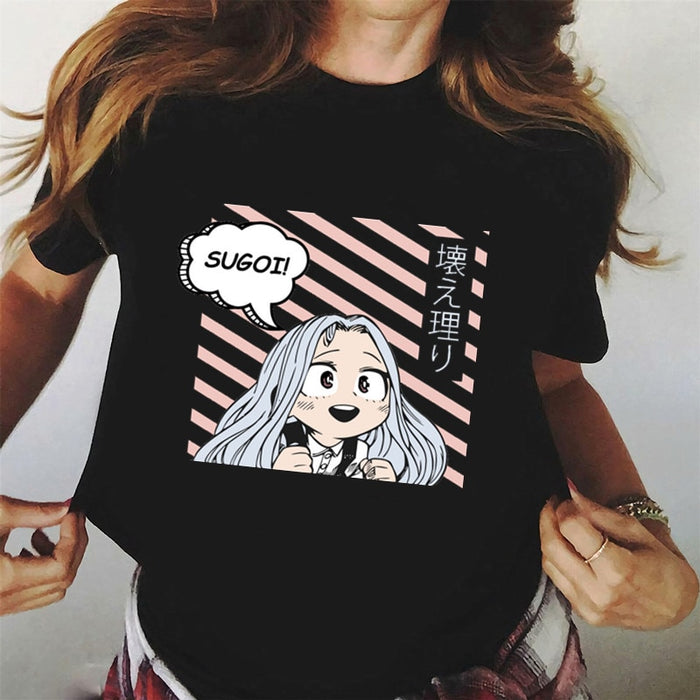 My Hero Academia t shirt women print Japanese anime t shirt short sleeve