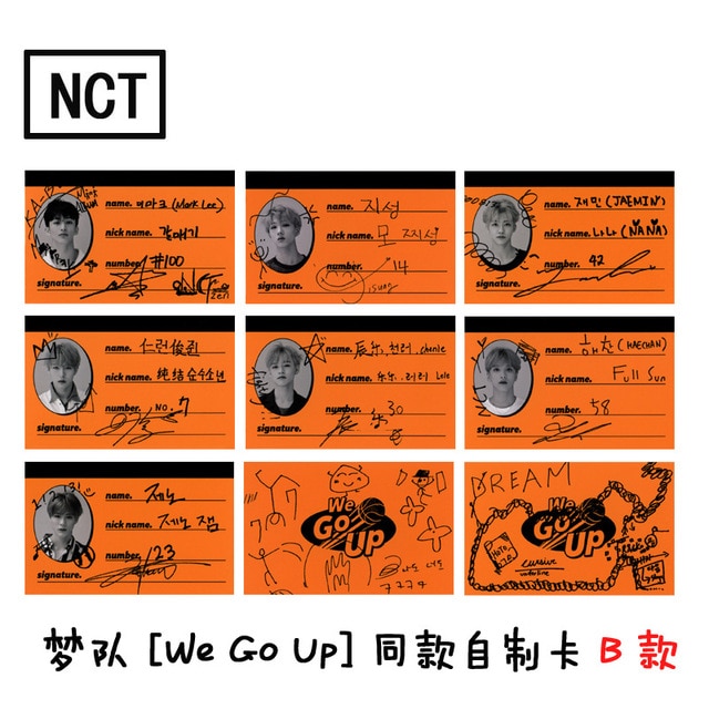 NCT Photo album card Fashion Kpop Nct 127 DREAM signature Photocard High quality Kpop lomo card