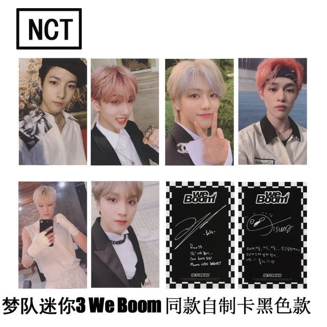 NCT Photo album card Fashion Kpop Nct 127 DREAM signature Photocard High quality Kpop lomo card