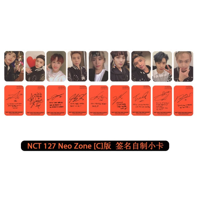 NCT Photo album card Fashion Kpop Nct 127 DREAM signature Photocard High quality Kpop lomo card