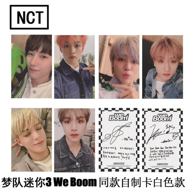 NCT Photo album card Fashion Kpop Nct 127 DREAM signature Photocard High quality Kpop lomo card