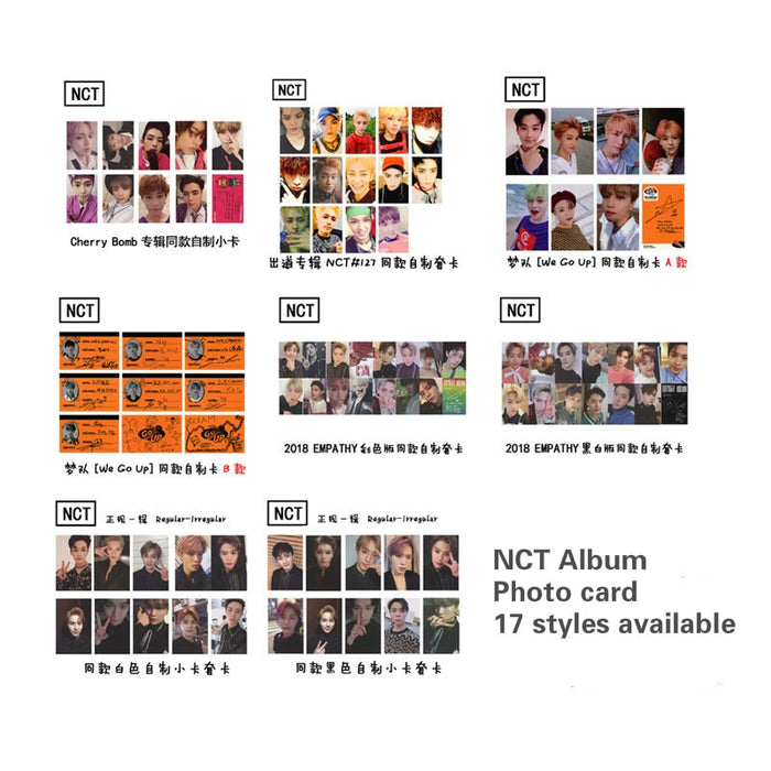 NCT Photo album card Fashion Kpop Nct 127 DREAM signature Photocard High quality Kpop lomo card