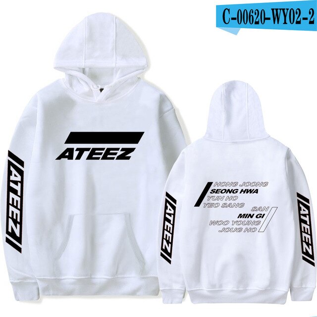 New ATEEZ Hoodies Print Men Women New Harajuku Sweatshirts Fashion Hooded Casual pullover ATEEZ Hoodies Men Sweatshirts Clothing