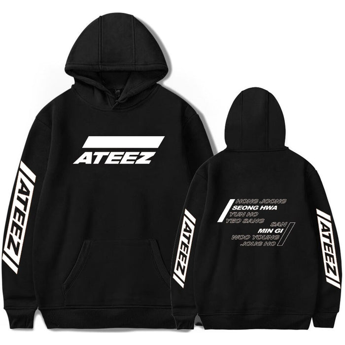New ATEEZ Hoodies Print Men Women New Harajuku Sweatshirts Fashion Hooded Casual pullover ATEEZ Hoodies Men Sweatshirts Clothing
