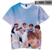 New Arrivel Ateez 3D Korean Group Boys/Girls T-Shirt Kids Tops - Kpopshop