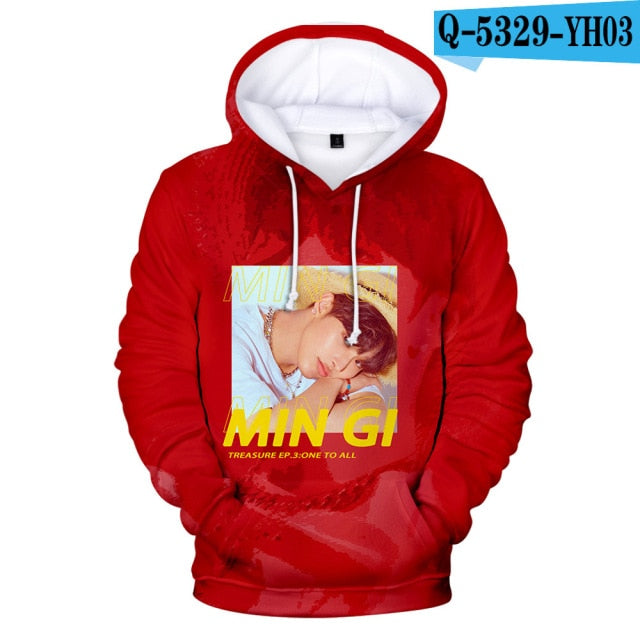 KPOP K-POP ATEEZ Album 3D Printed Women/Men Hoodies Sweatshirts