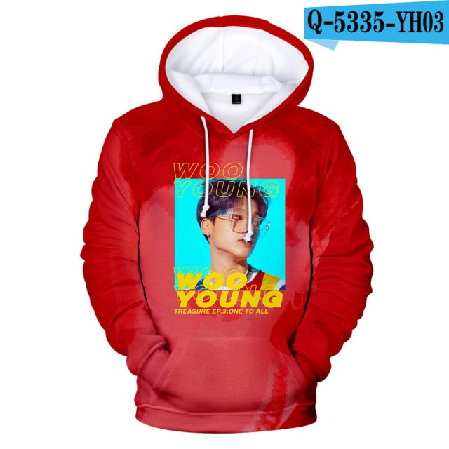 KPOP K-POP ATEEZ Album 3D Printed Women/Men Hoodies Sweatshirts