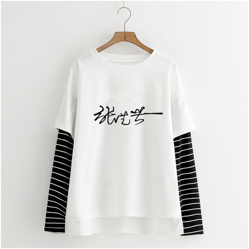 New Fashion Hip Hop Casual T-shirt Exo Monster Women Men