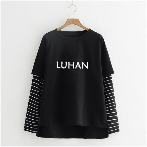 New Fashion Hip Hop Casual T-shirt Exo Monster Women Men